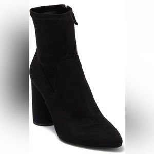 Abound black suede ankle bootie